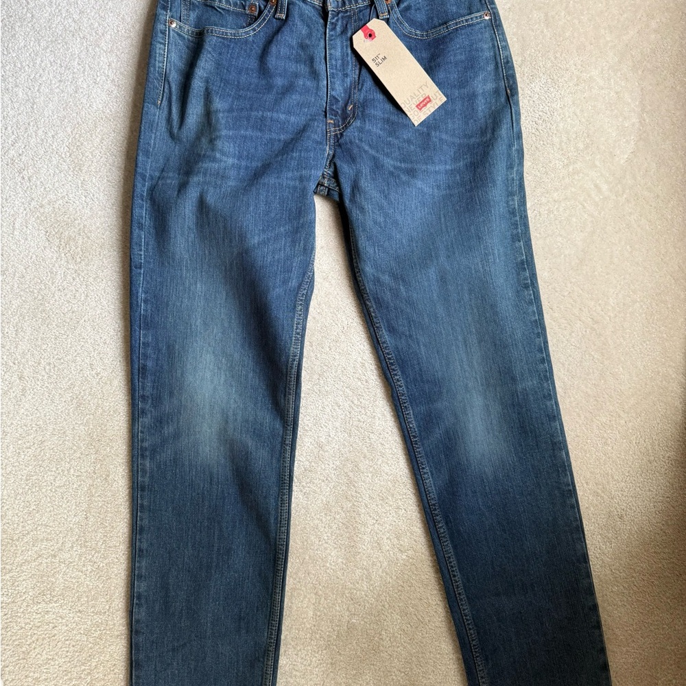 Levi's Men's Blue Jeans Slim Fit NWT